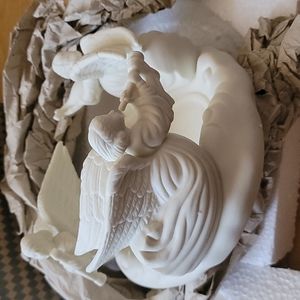 Vintage 1999 Avon Angel Pillar candle holder